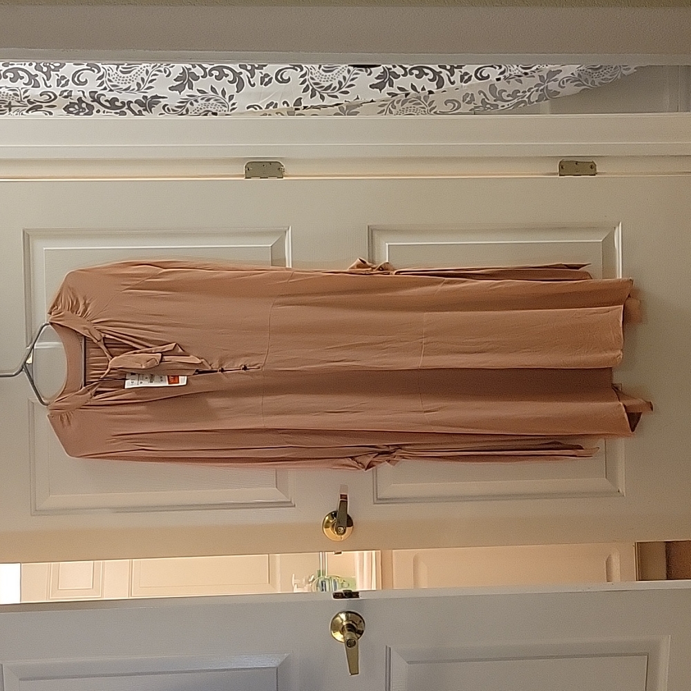 Pink maxi dress